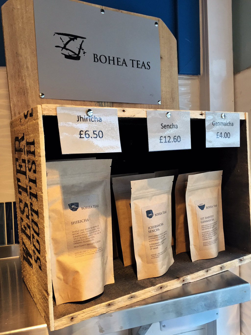 A select range of our teas are now in stock at Out of the Blue in Chorlton