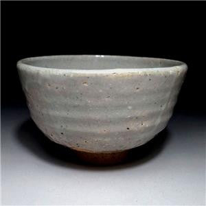 Vintage Japanese Kyo Ware Pottery Matcha bowl, Signed wooden box