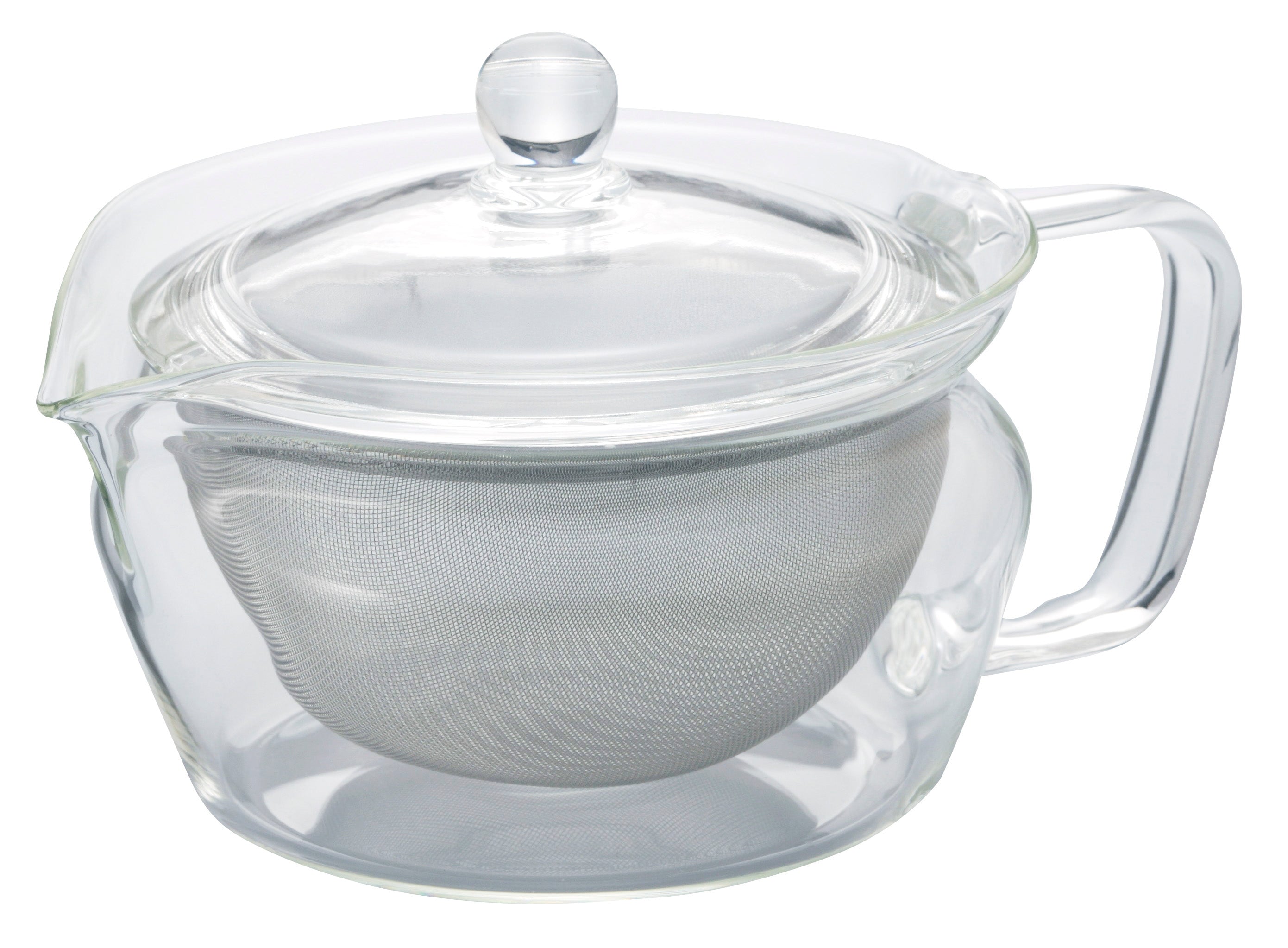 Théière Hario Chacha Maru 450ml - Filtre Acier Inoxydable - Design Pratique Et élégant